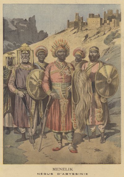 Menelik, Negus van Abessinië door French School